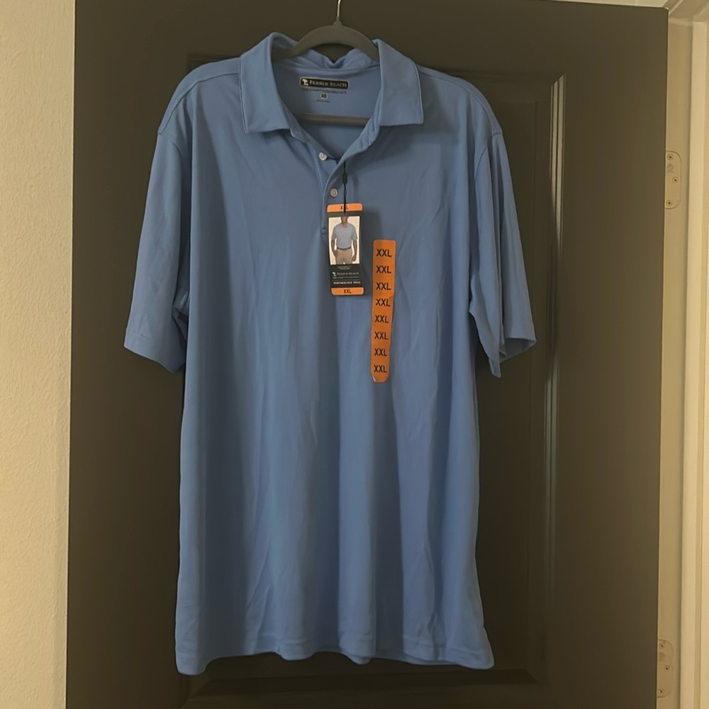 NWT! Pebble Beach Golf Polo